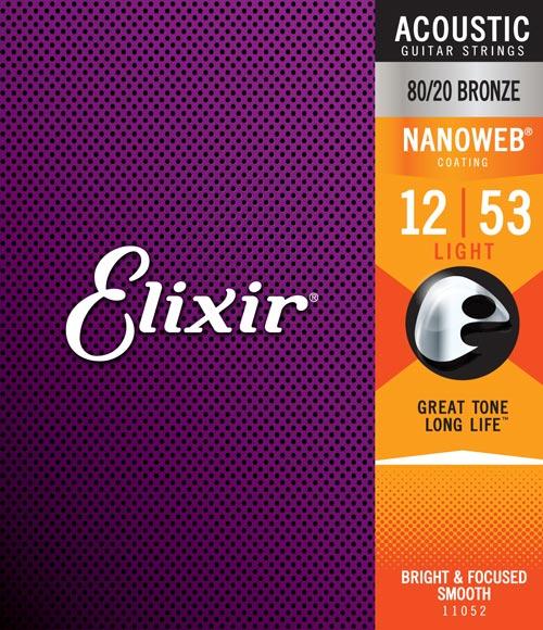 Elixir Strings Acoustic 80|20 Nanoweb